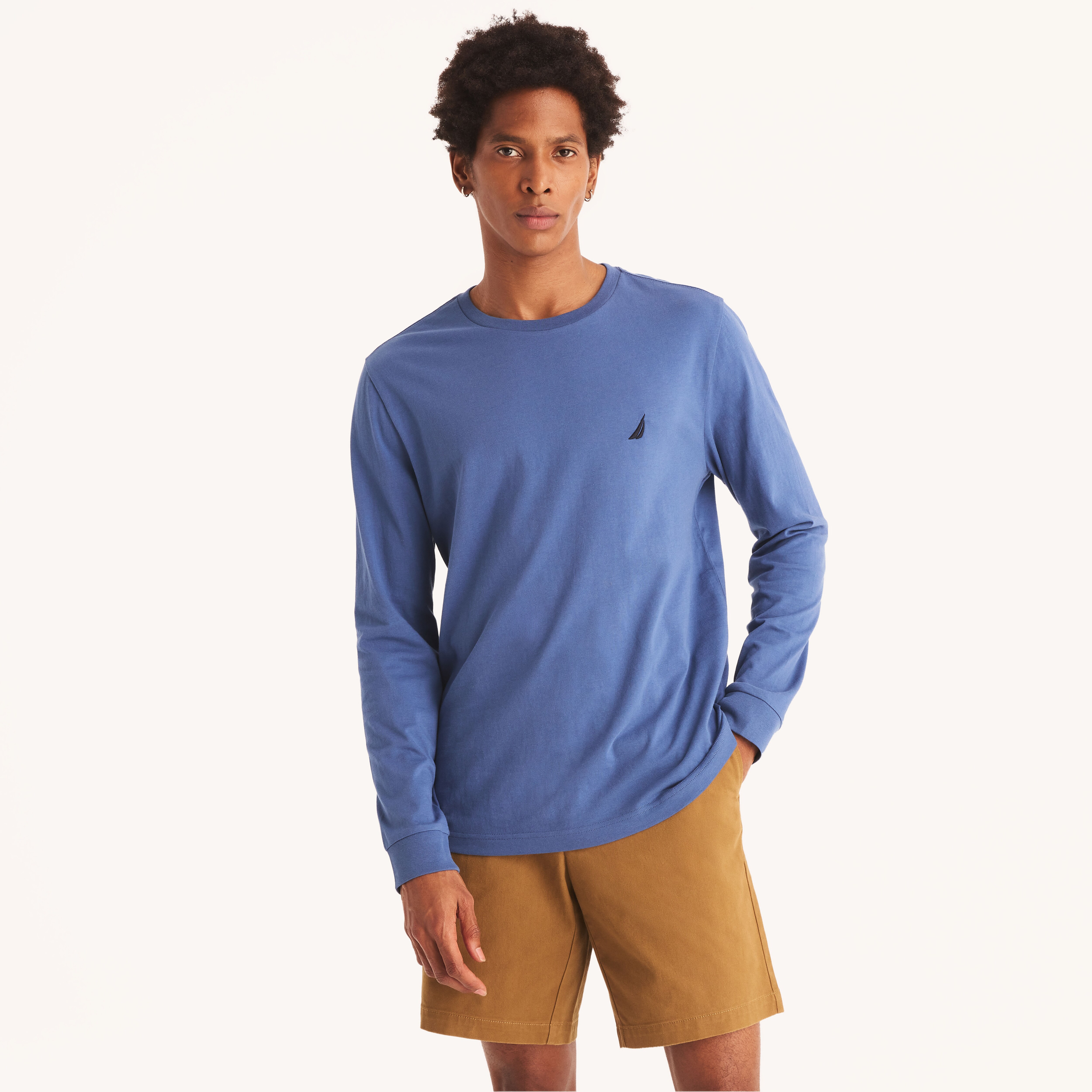 nautica men's long sleeve shirts