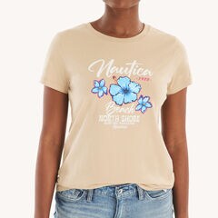 Puff Beach Graphic T-Shirt,Dark Bone White,large