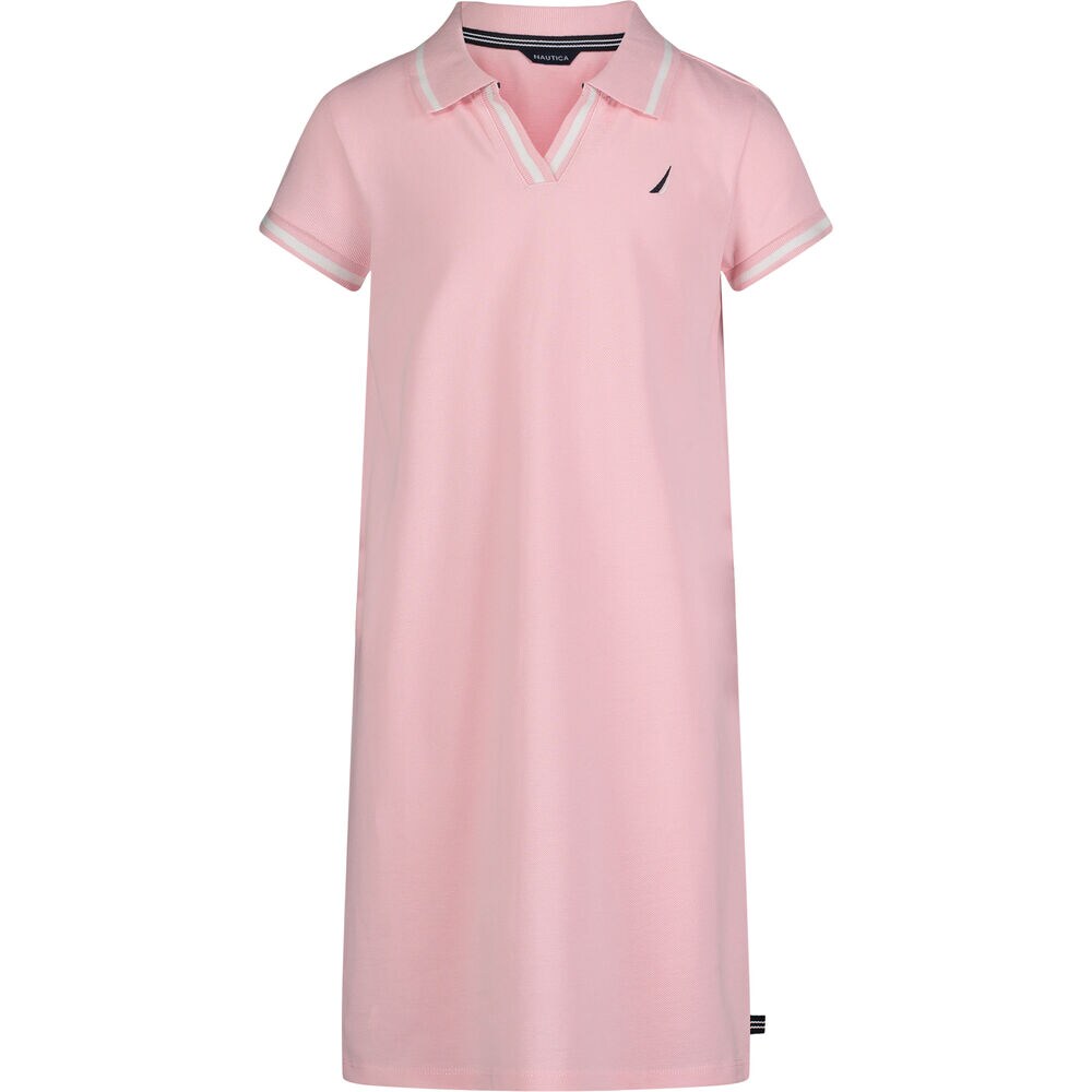 Little Girls' Polo Dress (4-6X),Sunguard Red,large