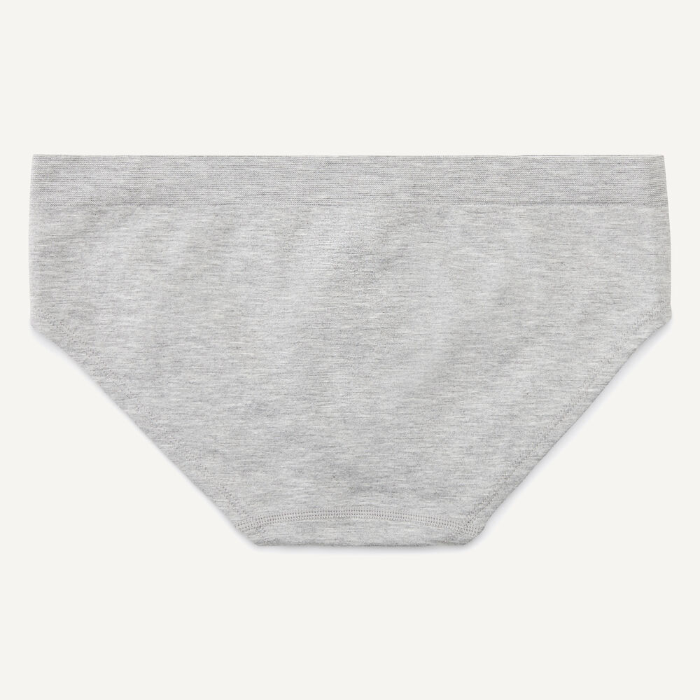 Seamless Heather Hipster Brief, 5-Pack,Grey Heather,large
