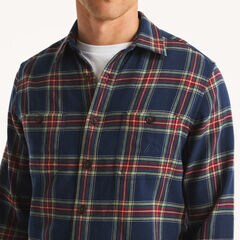 Plaid Shirt,Stellar Blue Heather,large