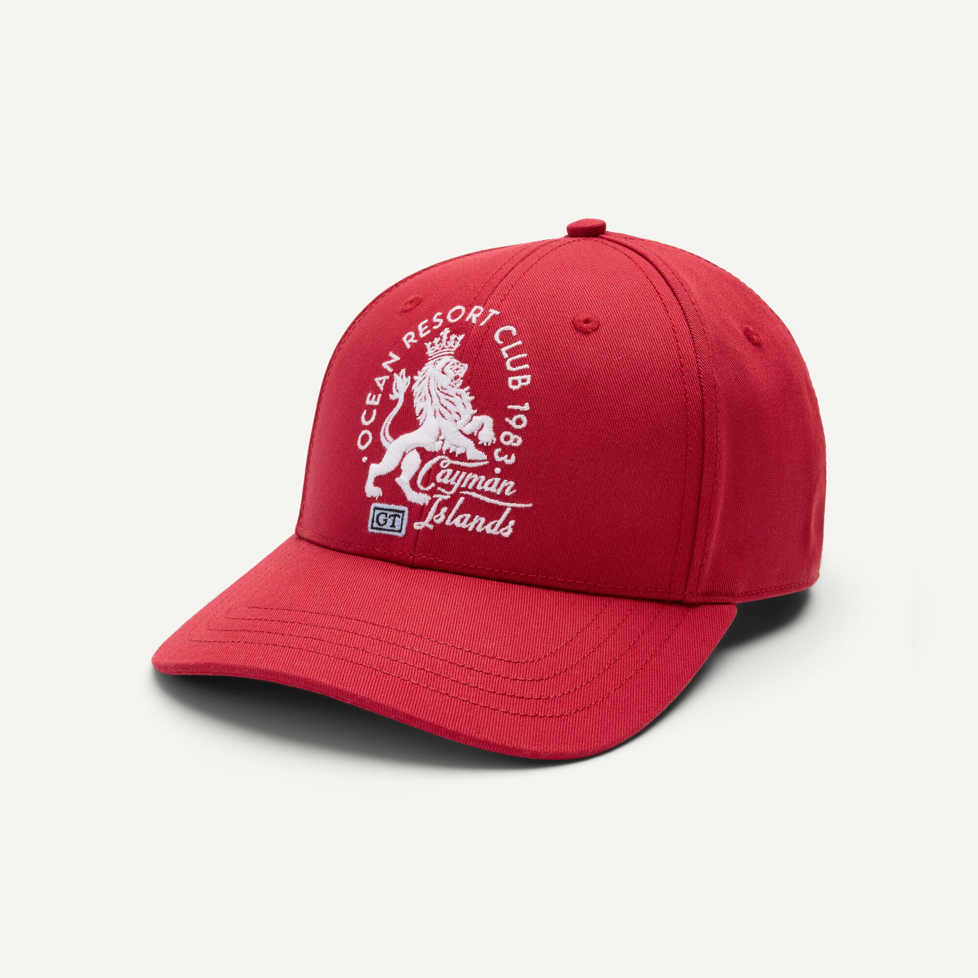 Embriodered Baseball Cap ,Rio Red,large