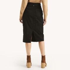 Midi Cargo Skirt,True Black,large