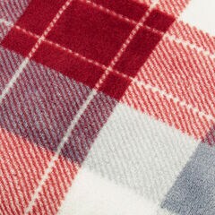 Bluff Plaid King Blanket,Heather,large