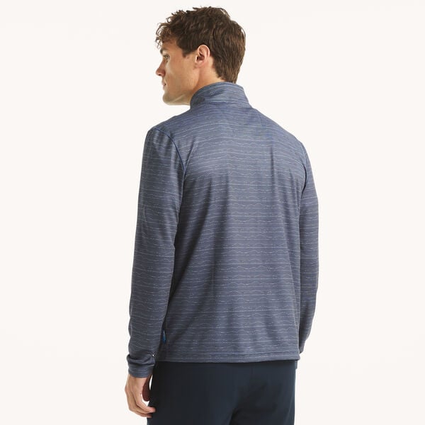 Printed Quarter-Zip Sweatshirt