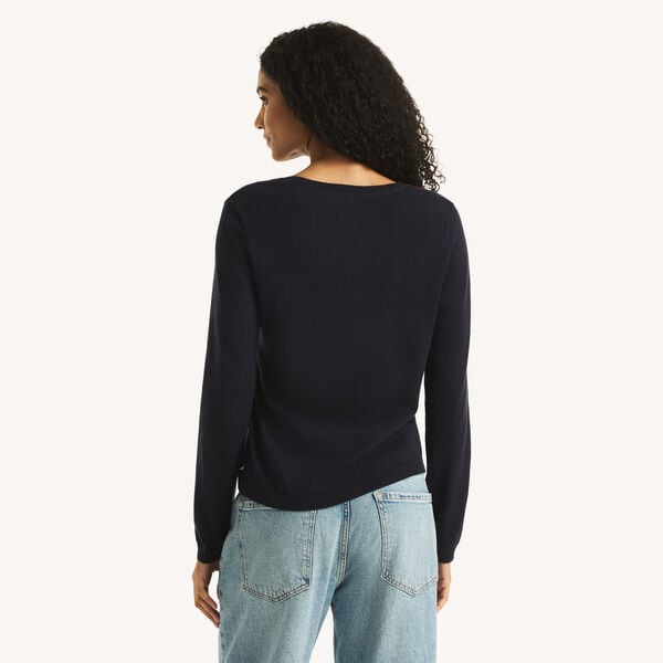 V-Neck Argyle Sweater