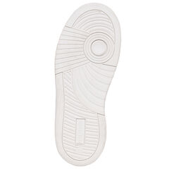 Boys' Side-Stripe Lace-Up Sneaker,Egret,large
