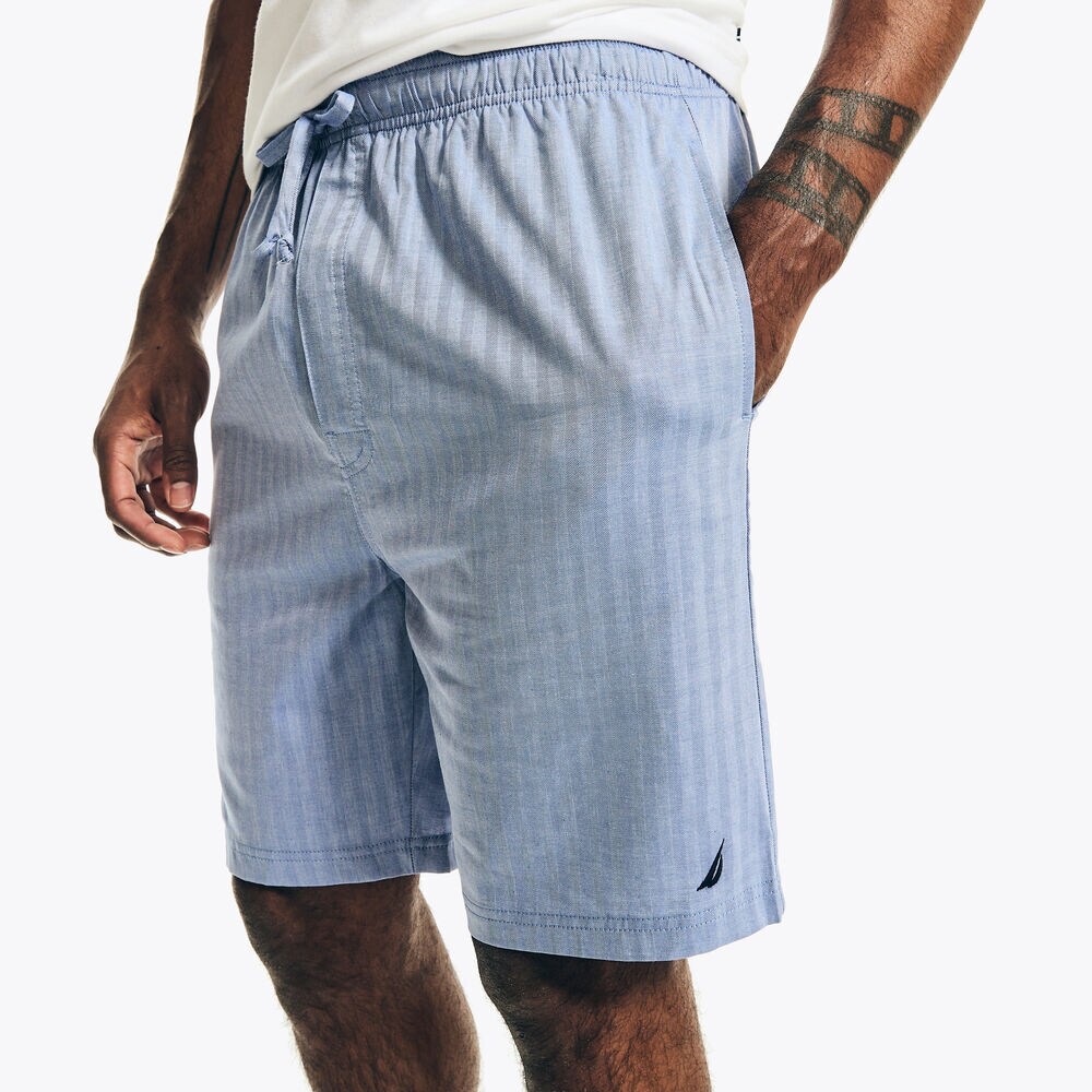 Herringbone Sleep Short,Estate Blue,large