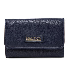 PLAIN SAILING FLAP WALLET,Navy,large