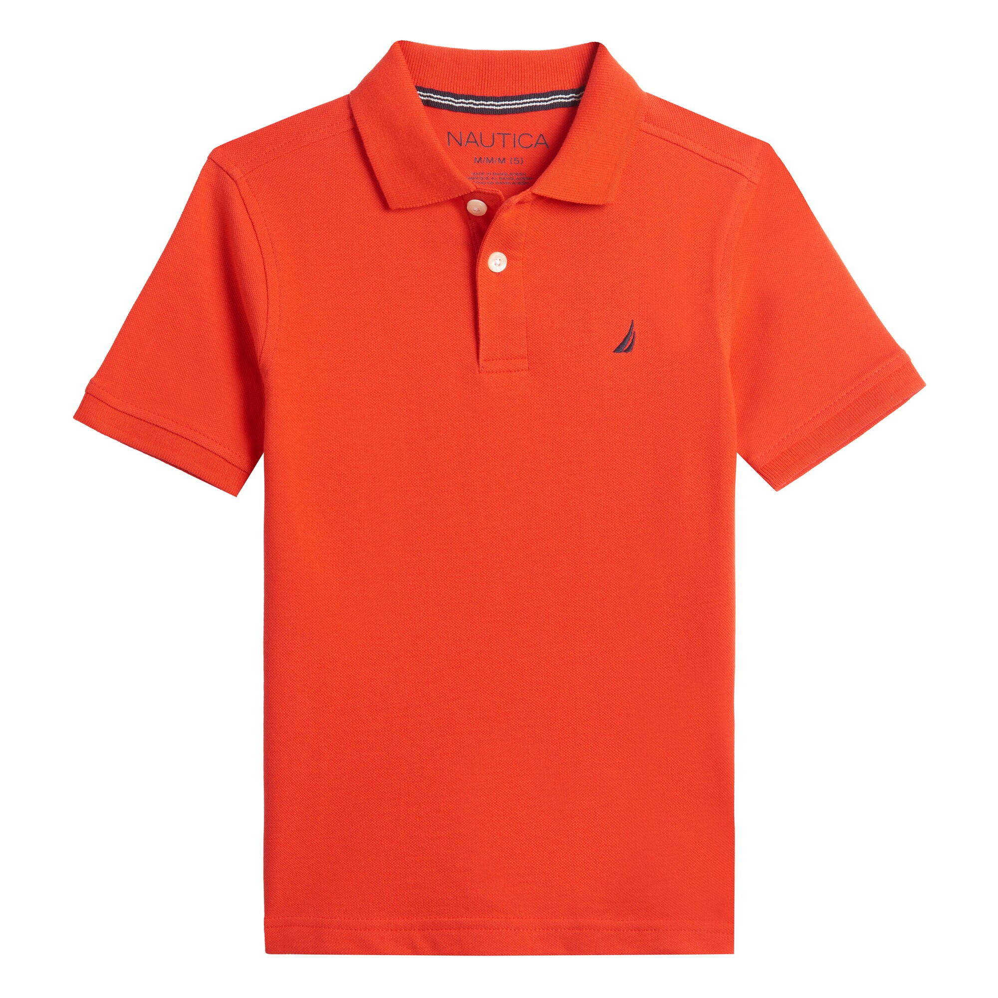 TODDLER BOYS' BRAND ICON ANCHOR POLO (2T-4T),Firey Red,large