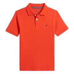 TODDLER BOYS' BRAND ICON ANCHOR POLO (2T-4T),Firey Red,large