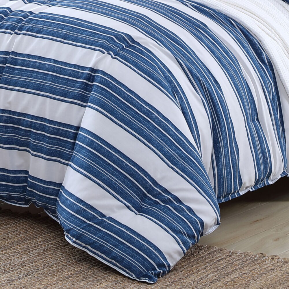 STRIPED COMFORTER-SHAM SET,Multi,large