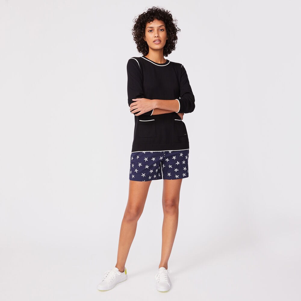 5’’ STARFISH PRINT SHORT,Stellar Blue Heather,large