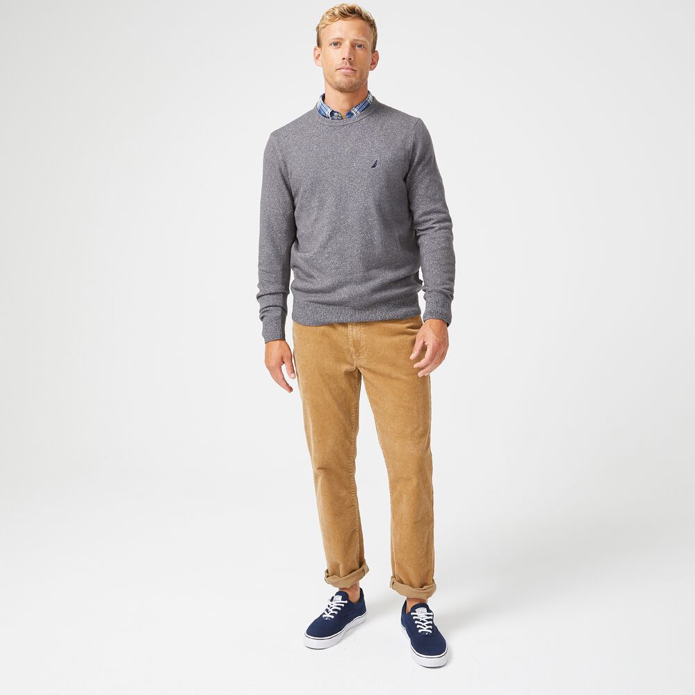 SUSTAINABLY CRAFTED BRAND ICON SWEATER,Grey Carbon,large