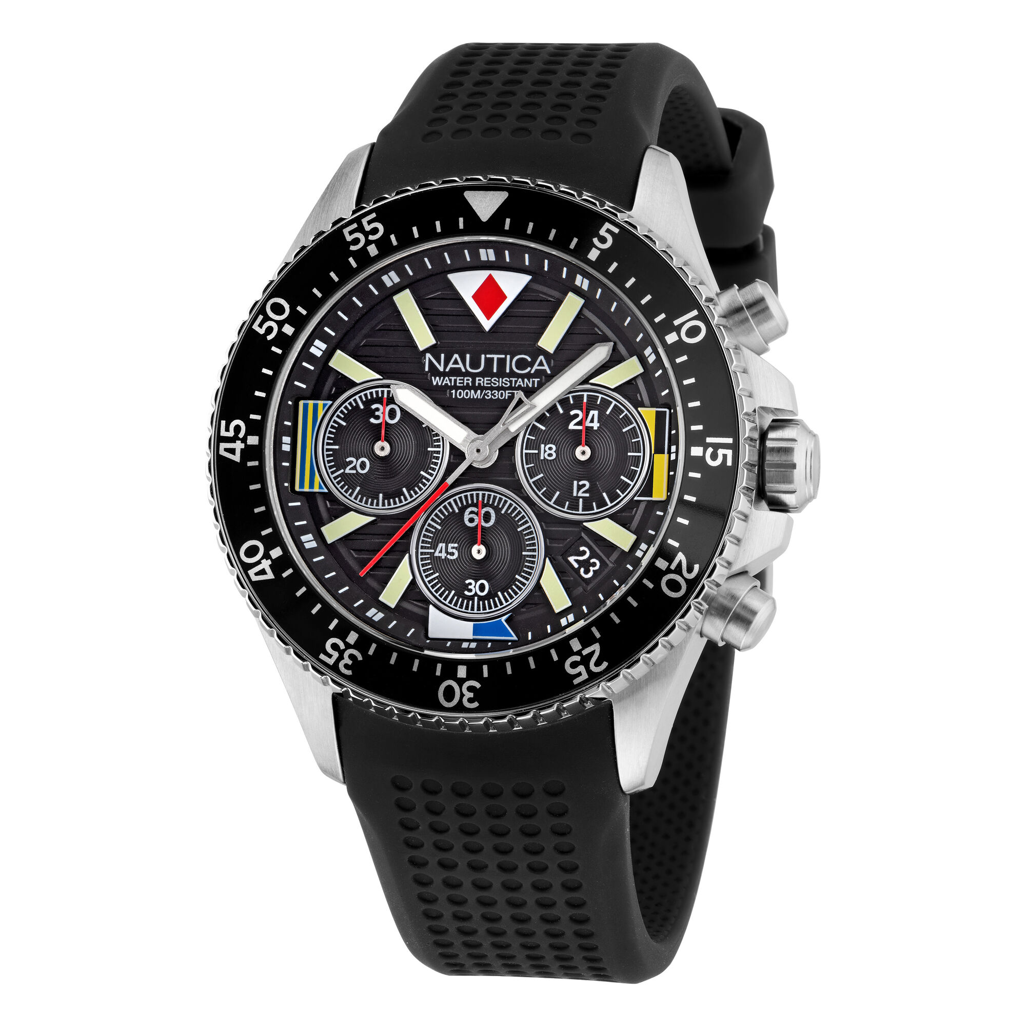 Westport Recycled Silicone Chronograph Watch,Multi,large