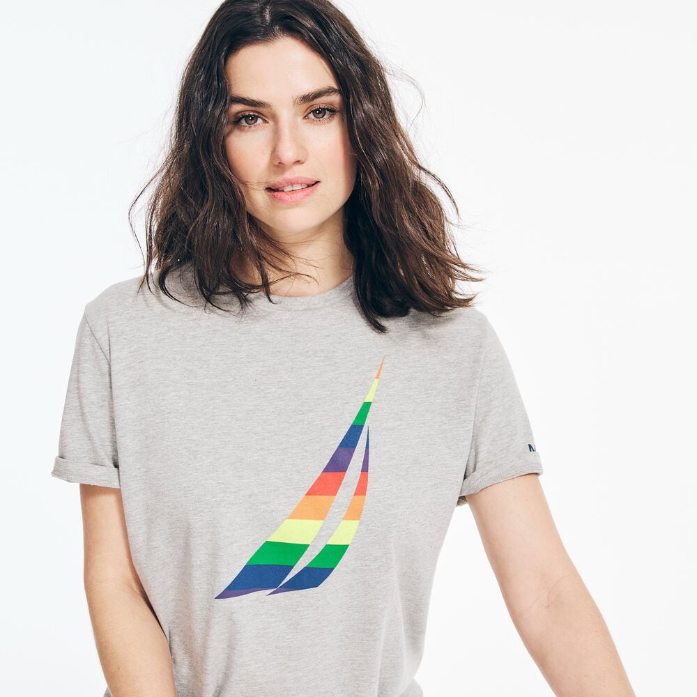 PRIDE GRAPHIC T-SHIRT,Grey Heather,large