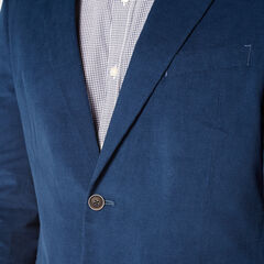 DOBBY WEAVE CORDUROY BLAZER,Tugboat Blue,large