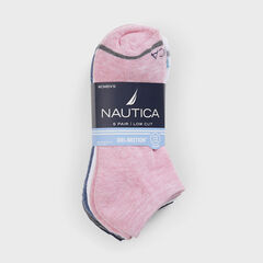ATHLETIC LOW CUT SOCKS, 6-PACK,Multi,large
