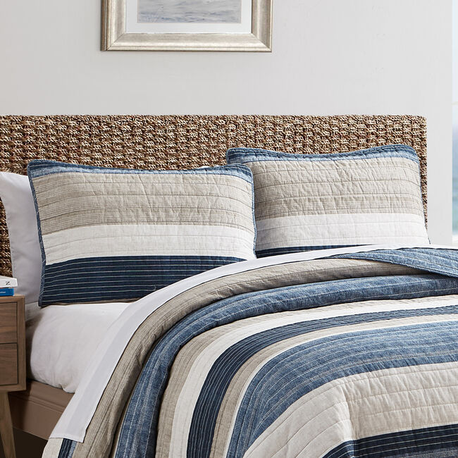 STRIPED QUILTSHAM SET Nautica