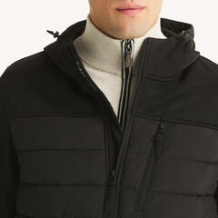 Mixed Media Jacket,True Black,large