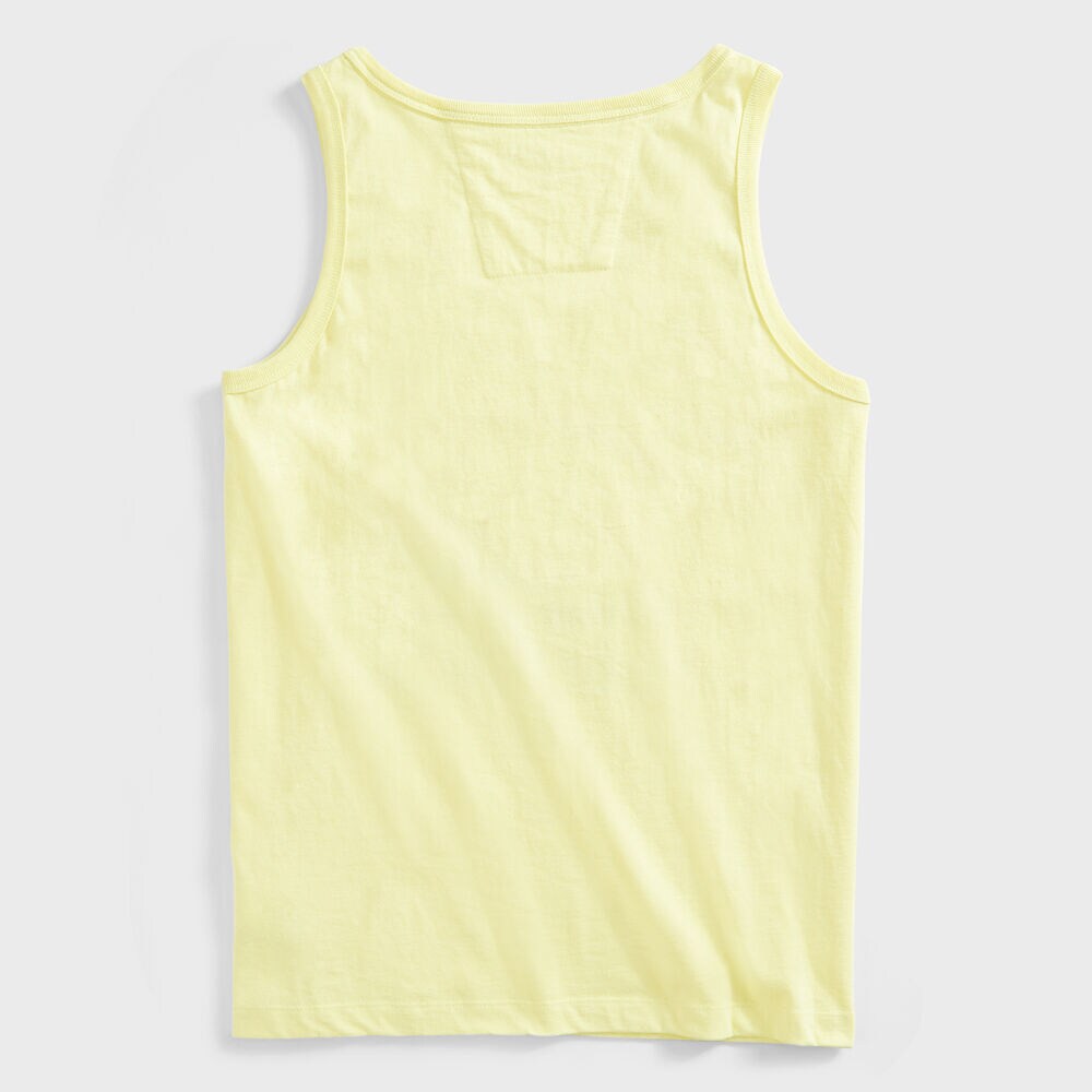 PALM TREE GRAPHIC TANK TOP,Dusty Honey Gold,large
