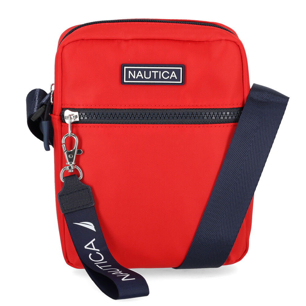 Diver Reporter Crossbody Bag,Nautica Red/Orange,large