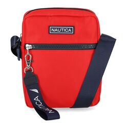 Diver Reporter Crossbody Bag,Nautica Red/Orange,large