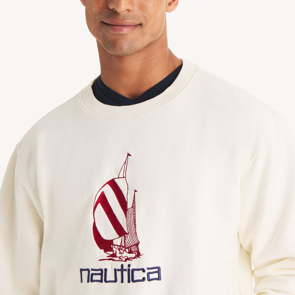 Fleece Graphic Crewneck