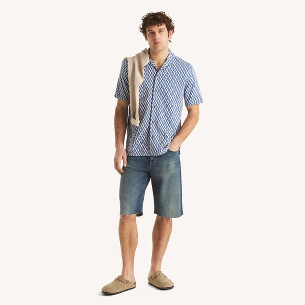 Classic Fit Button-Front Polo