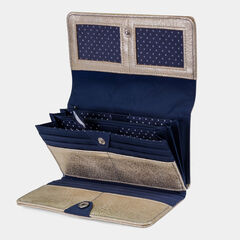ABOVE BOARD BOXED CONTINENTAL WALLET,Black Heather,large