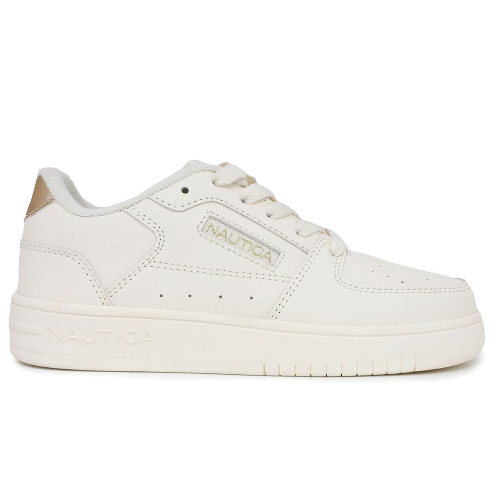 Girls' Logo Lace-Up Sneaker,True Khaki,large