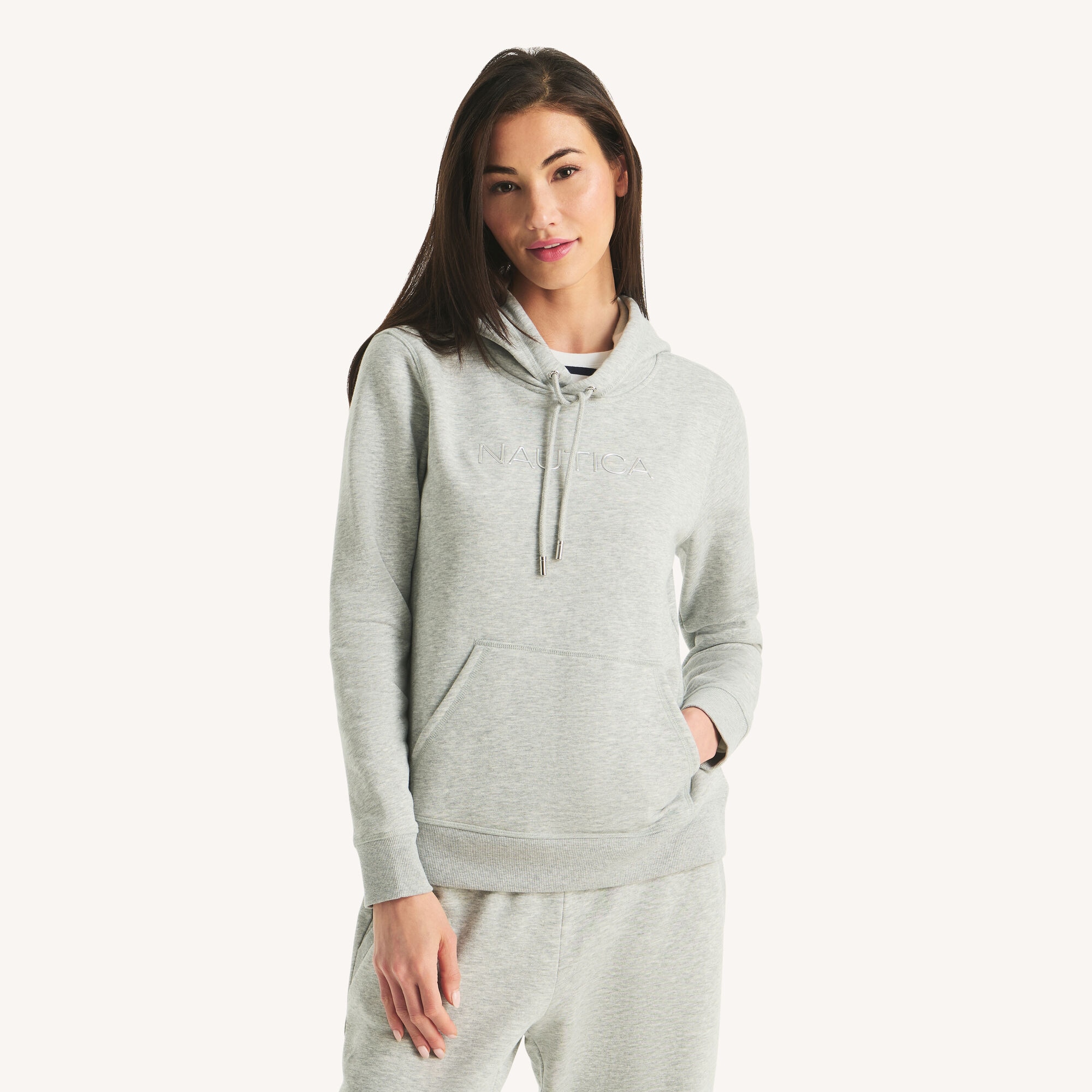 Logo Hoodie,Grey,large