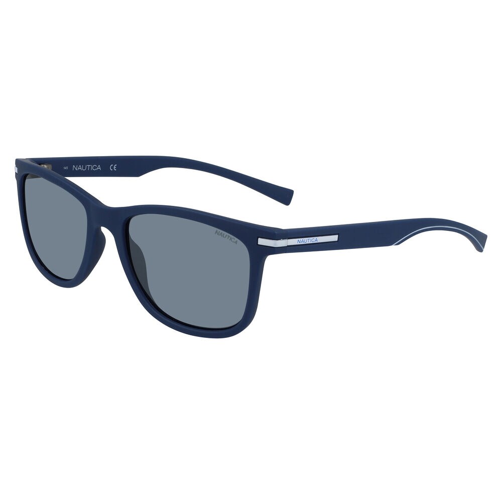 RECTANGLE TWO-TONE SUNGLASSES,Angel Blue,large