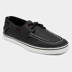 Galley 2 Boat Shoe in Black/Brown,True Black,large