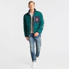 BIG & TALL PUFFER JACKET WITH TEMPASPHERE,Olive,large