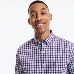NAVTECH CLASSIC FIT PLAID SHIRT,Ridge,large