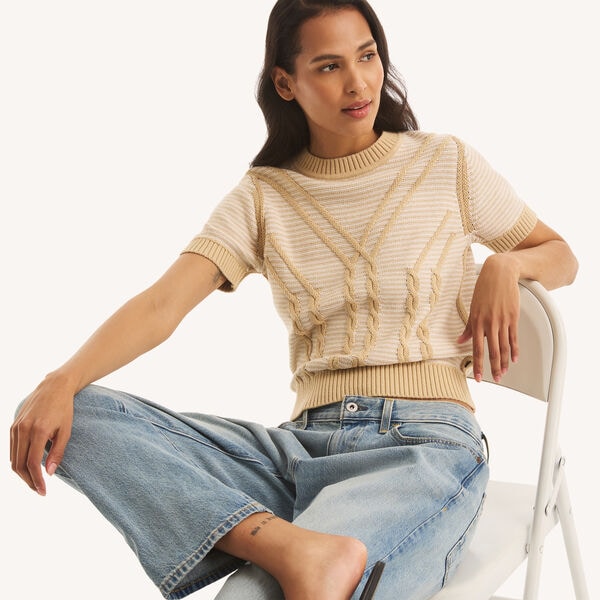 Cable-Knit Sweater