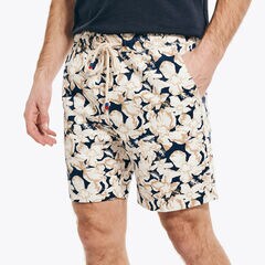 7" Pull-On Printed Boardwalk Short,Lapis Blue,large