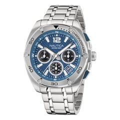 Tin Can Bay Recycled Stainless Steel Chronograph Watch,Multi,large