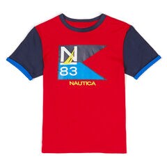 Little Boys' Joey Heritage Tee (4-7),Melonberry,large