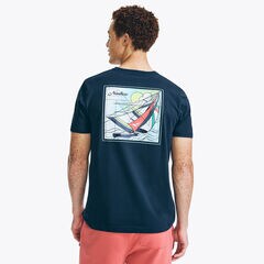 BIG & TALL GRAPHIC T-SHIRT,Navy,large