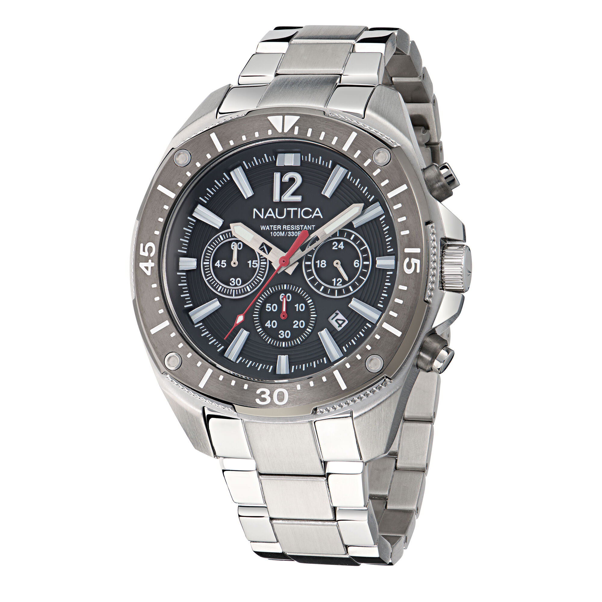 Nct Blue Sail Chronograph Stainless Steel Watch