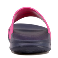 GIRLS' LOGO SLIDE SANDAL,Tugboat Red,large