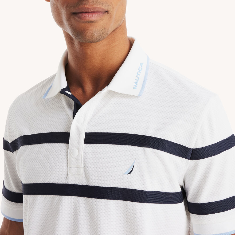 Navtech Classic Fit Polo,Bright White,large