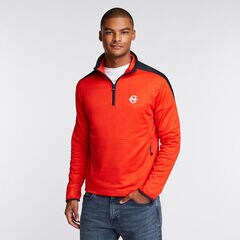 Competition Quarter-Zip Pullover,Firey Red,large