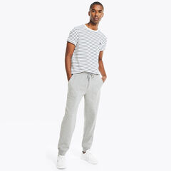 BRAND ICON FLEECE JOGGER,Stone Grey Heather,large