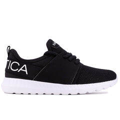 BOYS' LOGO SNEAKER,Black,large