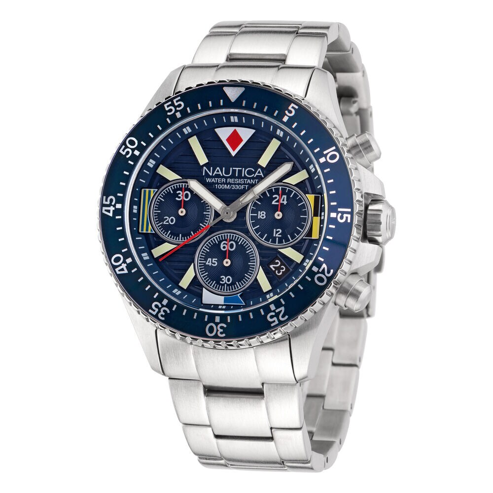 Westport Recycled Stainless Steel Chronograph Watch,Multi,large