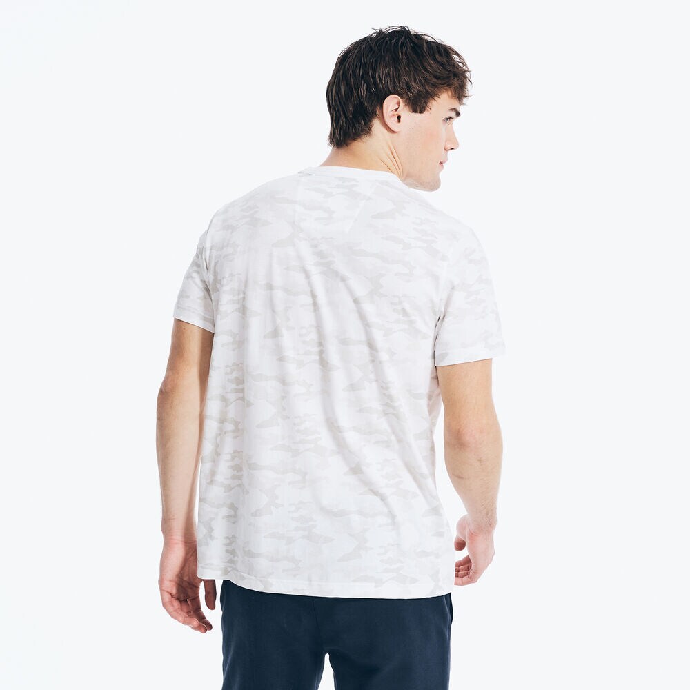CAMOUFLAGE LOGO T-SHIRT,Bright White,large