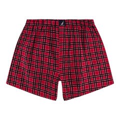 PLAID WOVEN BOXER,Classic Red,large